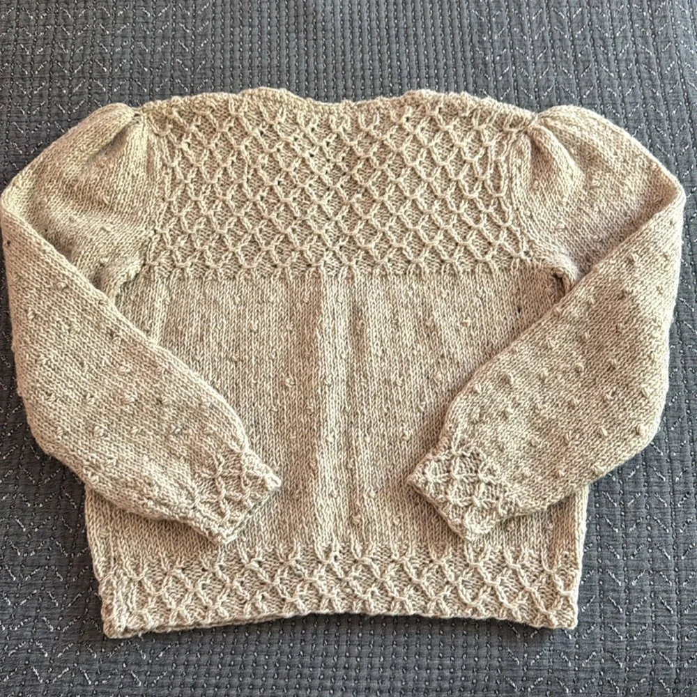 VTG Handknit Wool Cardigan - Picture 7 of 12